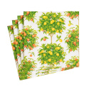 Citrus Topiaries servetter, 20-pack