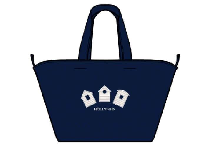 Beach bag Höllviken - navy i gruppen Badkläder / Övrigt / Badtillbehör hos Sommarboden i Höllviken AB (16A-1-3)