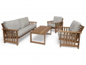 Gotland soffa 3-sits - brun