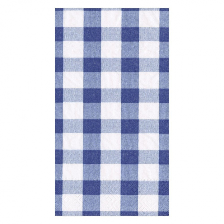 Blue Gingham servetter, 15-pack i gruppen Inredning / Kök & Dukning / Servering & Servetter hos Sommarboden i Höllviken AB (17070G)