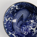 Japonism Carp tayoskål Ø 147 H69 cm - blue