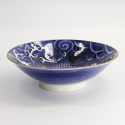 Japonism Carp Menbachi serveringsskål Ø 252 H77 cm - blue