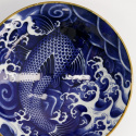 Japonism Carp Menbachi serveringsskål Ø 252 H77 cm - blue
