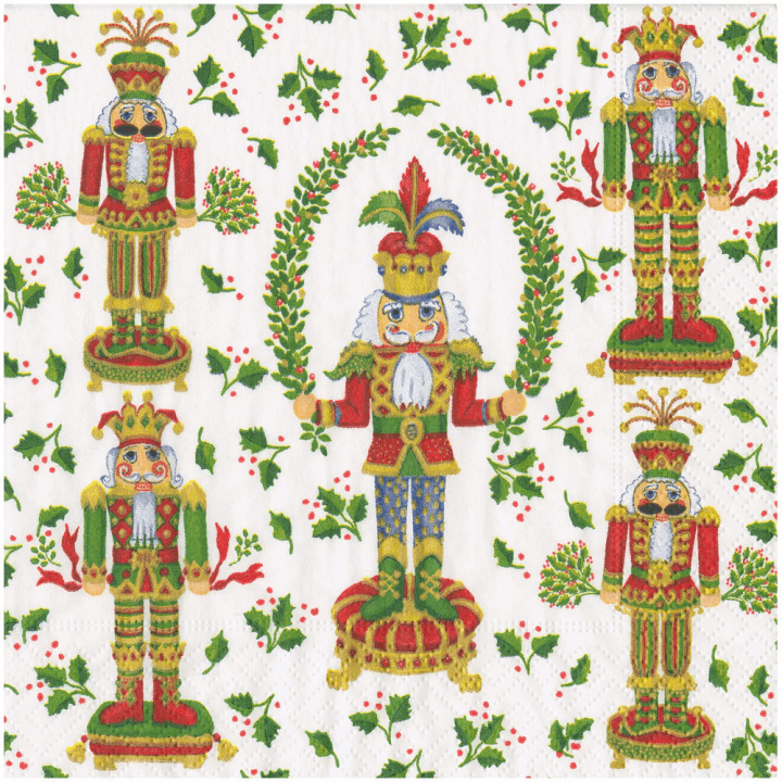 Nutcracker Christmas servetter, 20-pack i gruppen Inredning / Kök & Dukning / Servering & Servetter hos Sommarboden i Höllviken AB (17590D)