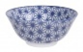Presentask Nippon Tayo skål+ätpinne blå/vit