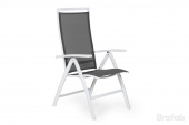 Sunny positionsstol - vit/grå