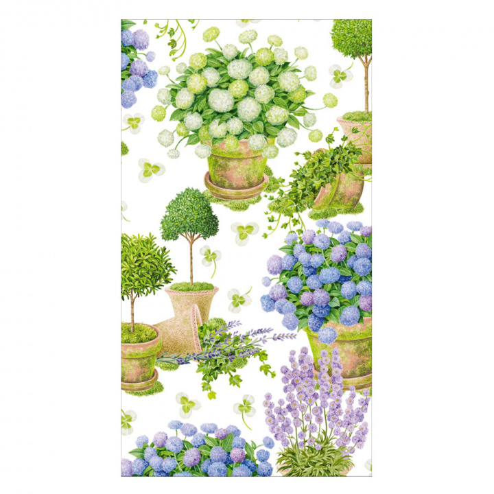 Potted Hydrangeas servetter, 15-pack i gruppen Inredning / Kök & Dukning / Servering & Servetter hos Sommarboden i Höllviken AB (18390G)