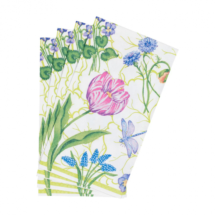 Floral Majolica servetter, 15-pack i gruppen Inredning / Kök & Dukning / Servering & Servetter hos Sommarboden i Höllviken AB (18410G)