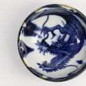 Japonism Dragon skål Ø 87 H37 cm - blue
