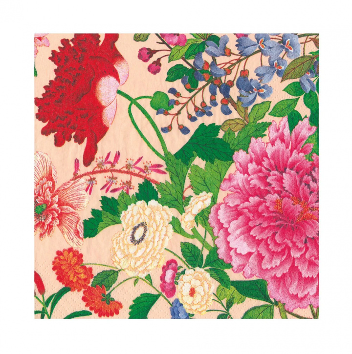 A Profusion Of Flowers servetter, 20-pack - shell pink i gruppen Inredning / Kök & Dukning / Servering & Servetter hos Sommarboden i Höllviken AB (18960L)