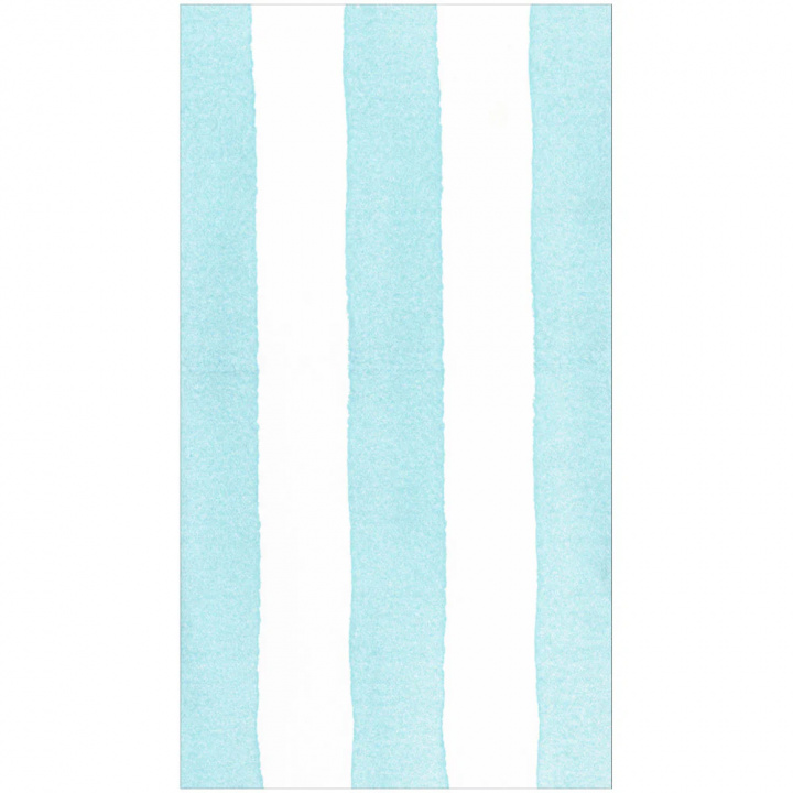 Airlaid aqua stripe servetter, 15-pack i gruppen Inredning / Kök & Dukning / Servering & Servetter hos Sommarboden i Höllviken AB (19044GG)