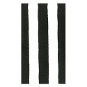 Airlaid Black Stripe servetter, 12-pack