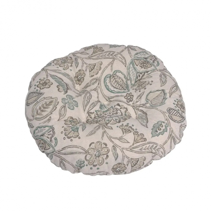 Palldyna Ø39cm, flock - vine green i gruppen Dynor / Övriga dynor hos Sommarboden i Höllviken AB (193-19)