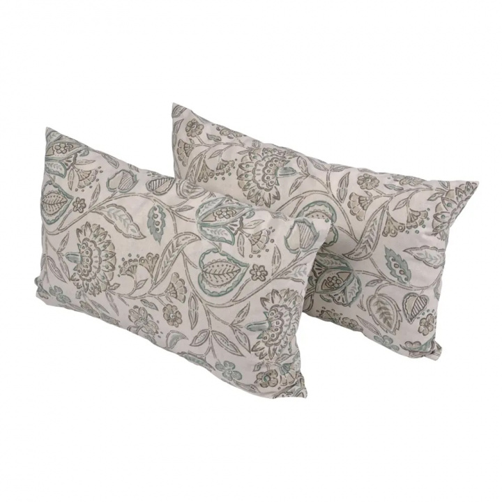 Sidokuddar, flock - vine green i gruppen Dynor / Övriga dynor hos Sommarboden i Höllviken AB (195-19)