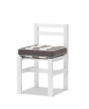 Stol aluminium - vit