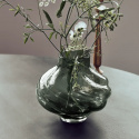 Turn vas H18,5 cm - smoked grey