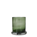 Bubble ljuslykta medium - green