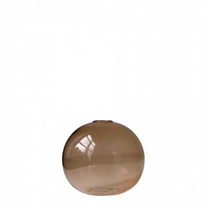 Ball vas H10 cm - beige i gruppen Inredning / Dekoration / Vaser hos Sommarboden i Höllviken AB (20250901be)