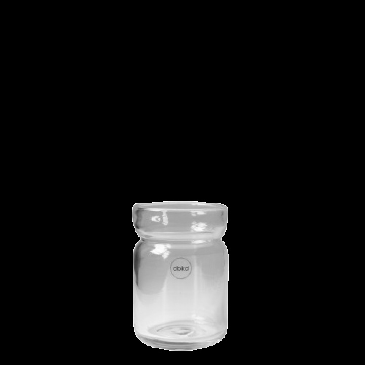 Neck vas, small - clear i gruppen Inredning / Dekoration / Vaser hos Sommarboden i Höllviken AB (20251101cl)