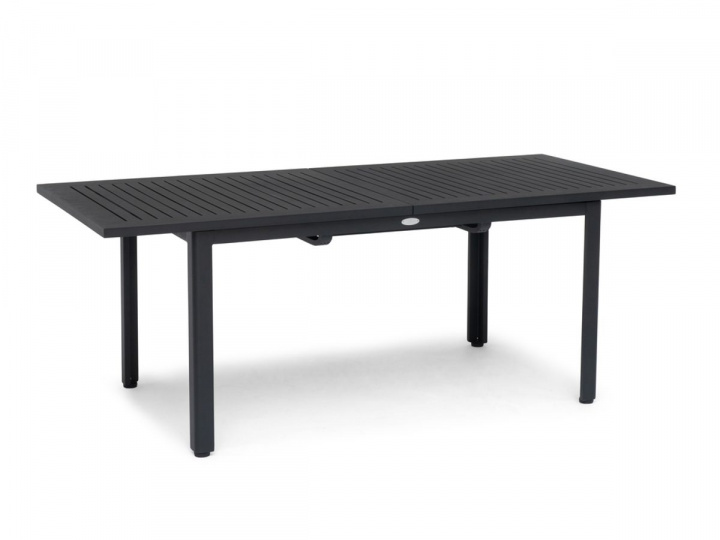 Nydala bord 200/280x96 H76 cm - svart i gruppen Utemöbler / Bord / Matbord hos Sommarboden i Höllviken AB (2046007008)