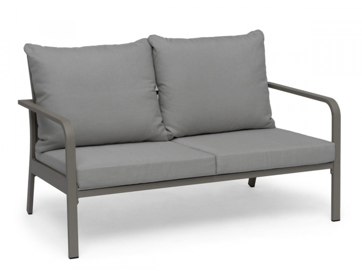 Hånger 2-sits soffa - sand/fjädergrå i gruppen Utemöbler / Loungemöbler / Loungemoduler / 2-sits soffor - Loungemoduler hos Sommarboden i Höllviken AB (2058012053)