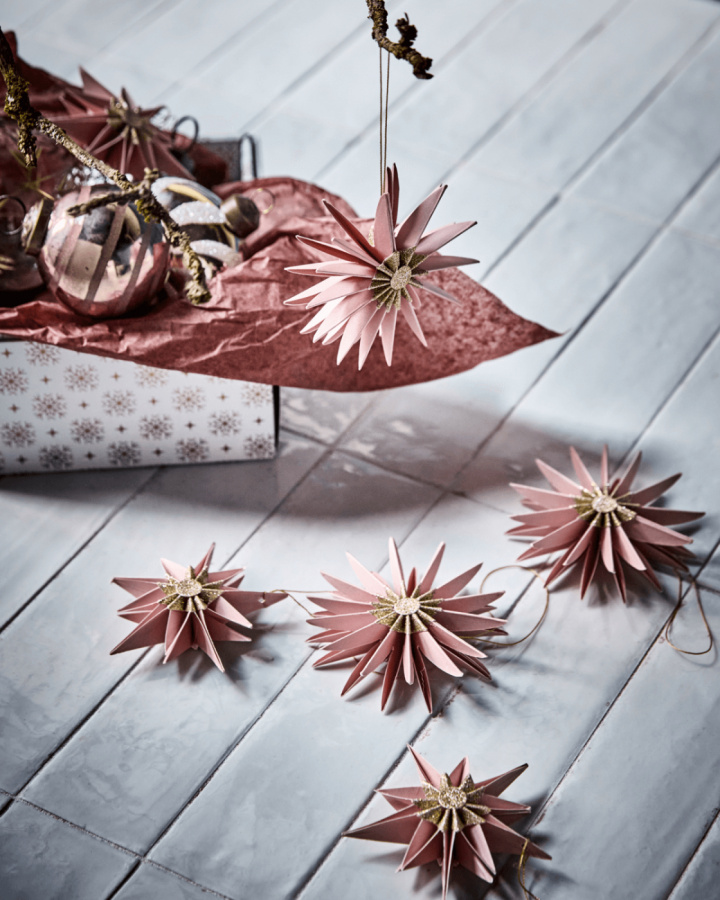 Stari juldekoration, 6-pack - rose/champagne i gruppen Jul / Allt till julgranen hos Sommarboden i Höllviken AB (206121052-HD)