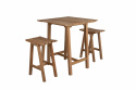 Keros barstol H65 cm - teak