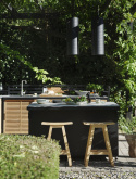 Keros barstol H65 cm - teak