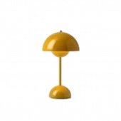 Flowerpot portabel bordslampa VP9 - mustard