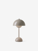 Flowerpot portabel bordslampa VP9 - grey beige