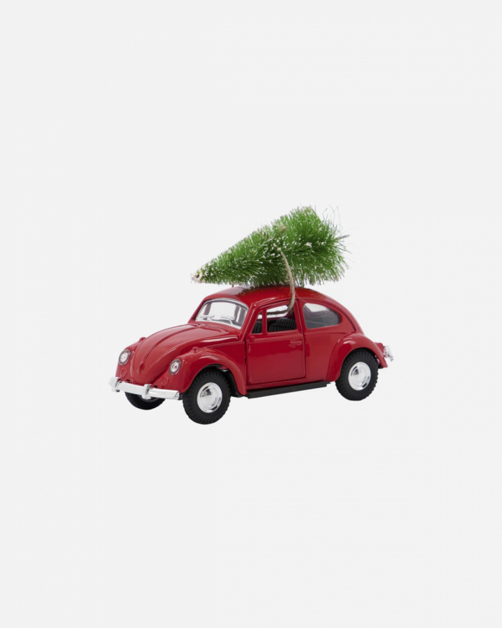 Xmas Car juldekoration - röd i gruppen Jul / Juldekoration hos Sommarboden i Höllviken AB (208251303)