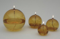 Oljelampa Sphere, M - light amber
