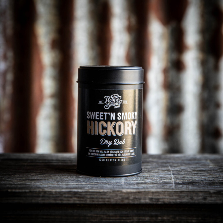 Sweet & smoky hickory rub 175 g i gruppen Grillar / Grillredskap & tillagning / Kryddor hos Sommarboden i Höllviken AB (21100HOLY)