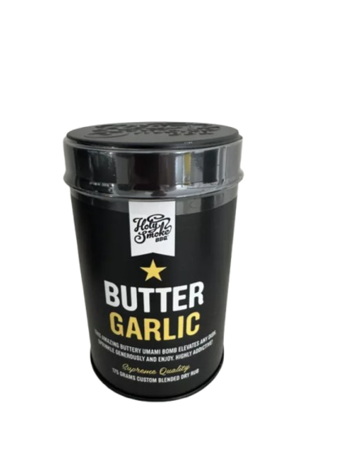 Butter Garlic seasoning rub 175 g från Holy Smoke