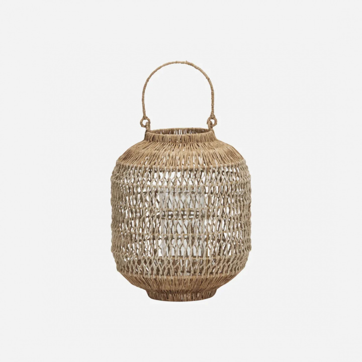 Dive lykta H34 cm - natur i gruppen Inredning / Dekoration / Ljusstakar & Ljuslyktor hos Sommarboden i Höllviken AB (212328003-HD)