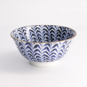 Mino tayoskål Ø 15 H7 cm - blue/white