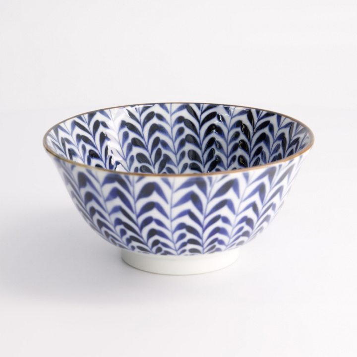 Mino tayoskål Ø 15 H7 cm - blue/white i gruppen Inredning / Kök & Servering / Fat, Tallrikar & Skålar hos Sommarboden i Höllviken AB (21647-TD)