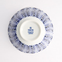 Mino tayoskål Ø 15 H7 cm - blue/white