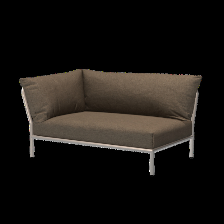 Level 2 hörn avslut - leaf/dark grey i gruppen Utemöbler / Loungemöbler / Loungemoduler / Hörndelar - Loungemoduler hos Sommarboden i Höllviken AB (22202-4251)