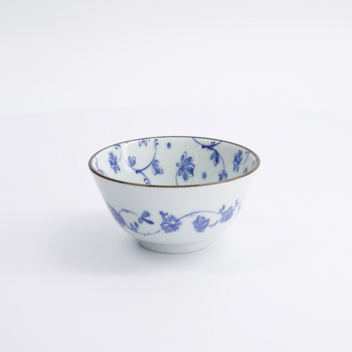 Natsu karakusa risskål Ø 12 H64 cm - blue/white i gruppen Inredning / Kök & Servering / Fat, Tallrikar & Skålar hos Sommarboden i Höllviken AB (22308-TD)