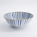 Natsu Tokusa ramenskål Ø 21 H78 cm - blue/white