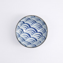 Natsu Nami risskål Ø 12 H64 cm - blue/white