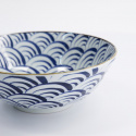 Natsu Nami ramenskål Ø 21 H78 cm - blue/white