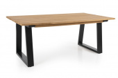 Laurion matbord 180x100 H73 cm - svart/teak