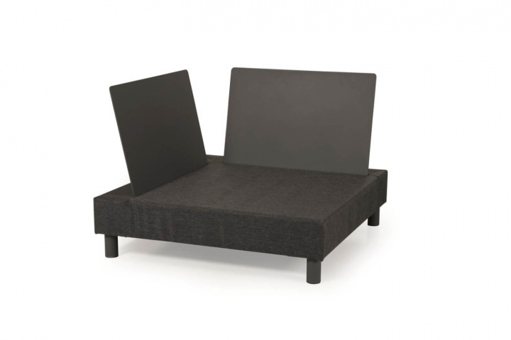 Battleford hörn byggbar med dyna - grå i gruppen Utemöbler / Material / Aluminiummöbler / Lounge - Aluminiummöbler hos Sommarboden i Höllviken AB (2255-72-72)