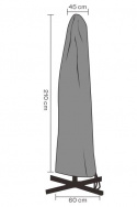 Parasollskydd 45/60x210 cm, vattentät - svart