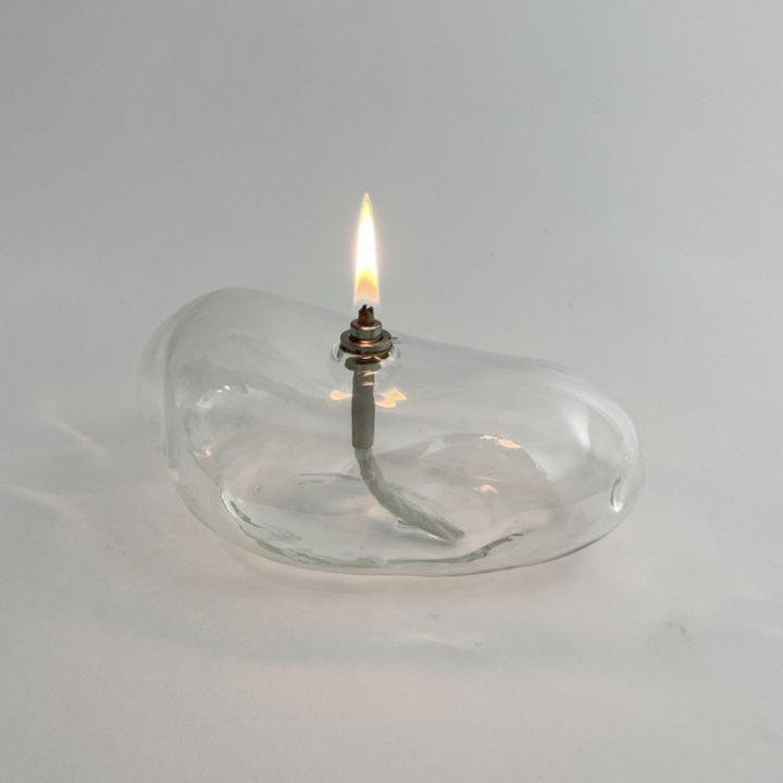 Oljelampa Granit, M - Clear i gruppen Inredning / Dekoration / Oljelampor hos Sommarboden i Höllviken AB (24-Granit-M)