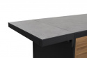 Fornax hylla 71x30 cm - svart/grå
