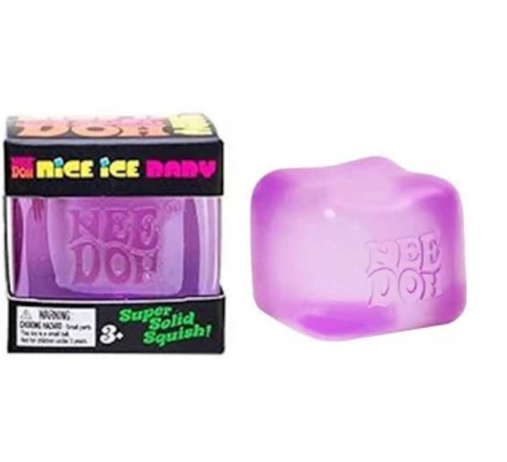 NeeDoh nice cube super solid squish - lila i gruppen Inredning / Barnrummet / Leksaker / Leksaker / 3-6 år hos Sommarboden i Höllviken AB (24079HY-lila)