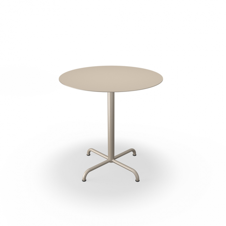 Pico cafébord. Ø74 cm. 4 star bas - beige i gruppen Utemöbler / Bord / Cafébord hos Sommarboden i Höllviken AB (24401-2373)